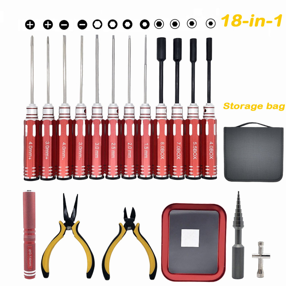 Kits d'outils RC 18 en 1, tour - Socket Set avis et prix